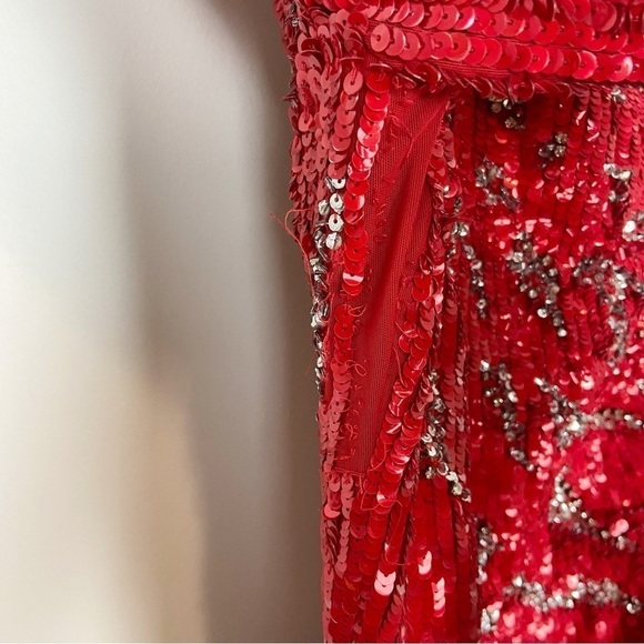 Dundas x Revolve Jett Embellished Mini Dress in Red Size S - Picture 5 of 13